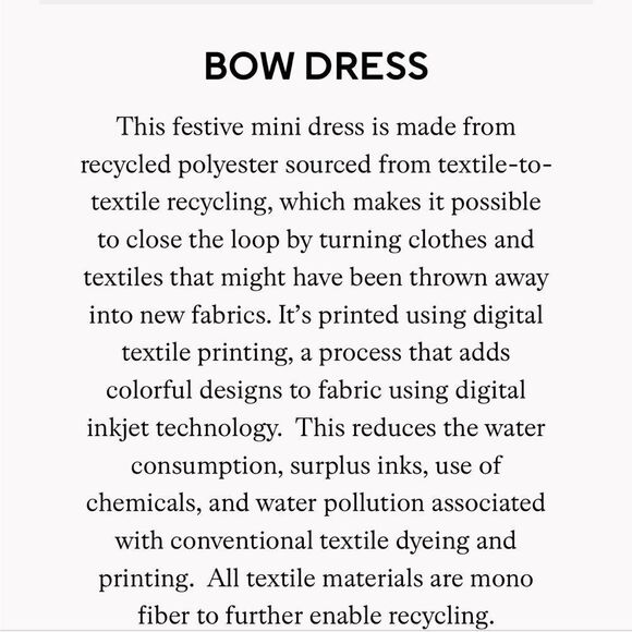 BOW DRESS - Picture 14 of 14